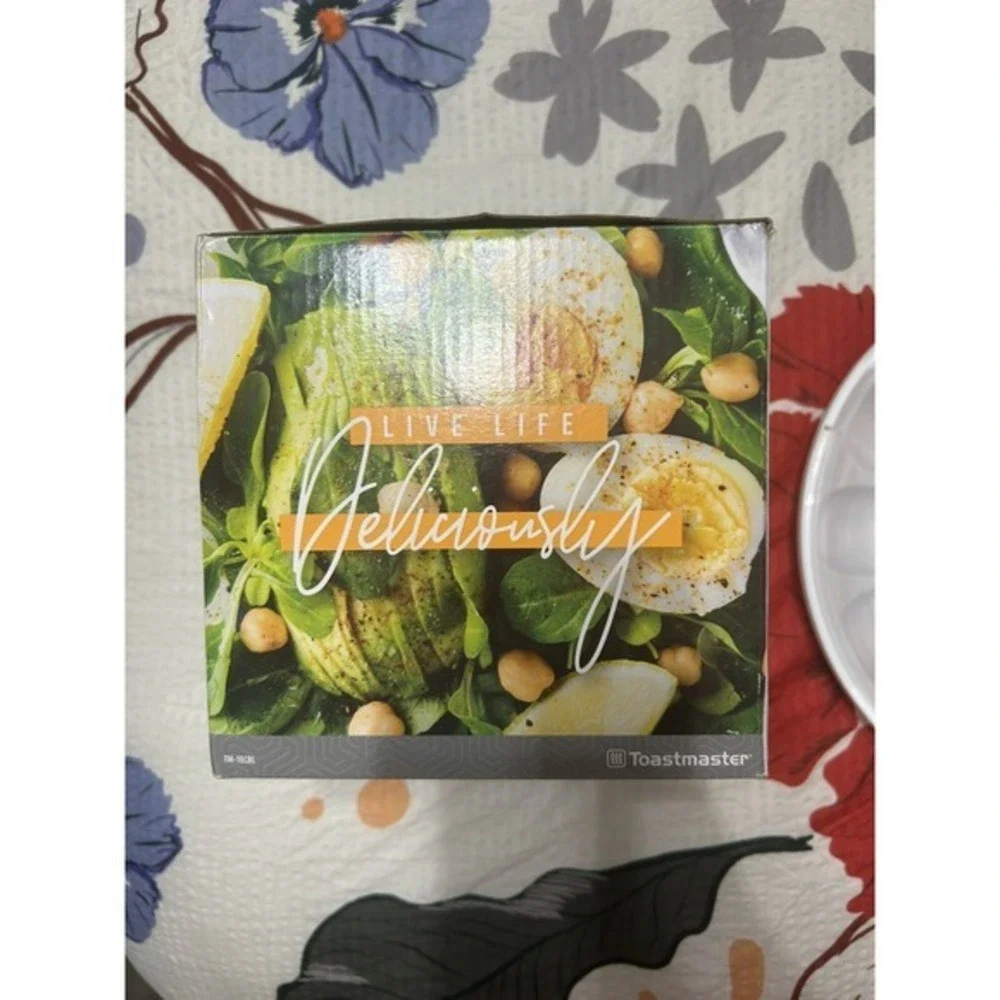 NEW 2-PC Egg Cooker‎ With Bonus Deviled Egg Carrier Boil Gift New Easy To Use